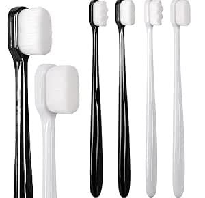 Buy Reelan (Pack of 6) Toothbrush for Sensitive Gums, Micro Fur Manual ...