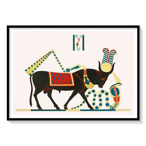 Apis illustration from Pantheon Egyptien: Buy Egyptian Paintings & Art ...