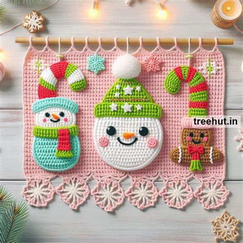 Crochet Christmas Curtains Ideas for Selling or Gift Ideas