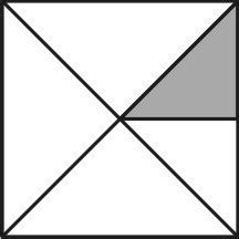 What part of the following figure is shaded? A. 1/4 B. 1/5 C. 1/8 D. 1/ ...