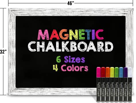 Amazon.com: 32x46 Extra Large Chalkboard for Wall Hanging - Big ...