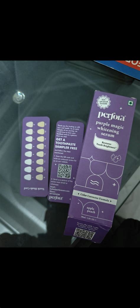 Buy Purple Tooth Whitening Serum Toothpaste Online – Perfora ...