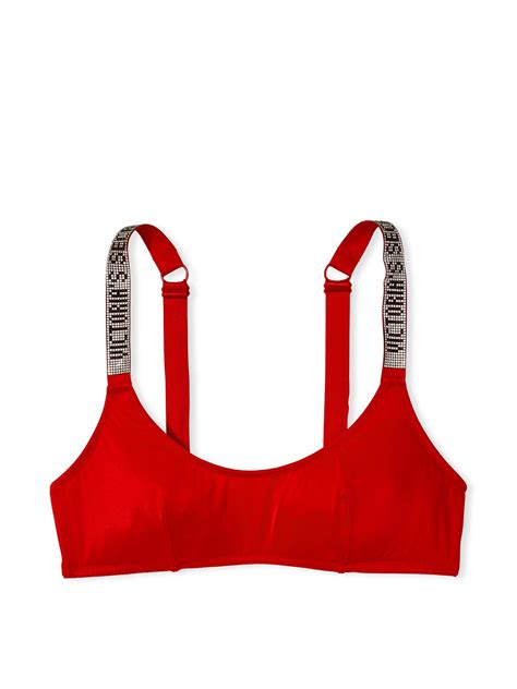 Shine Strap Scoop Bralette image number null