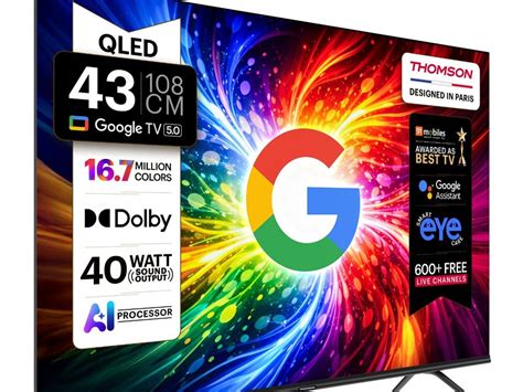 THOMSON Announces the Launch of its New Google 5.0 QLED TV Range in India