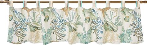 Buy Barefoot Bungalow Atlantis Window Valance, 84x19-inch, Jade Online ...