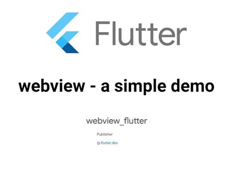 Flutter Webview Tutorial 的图像结果