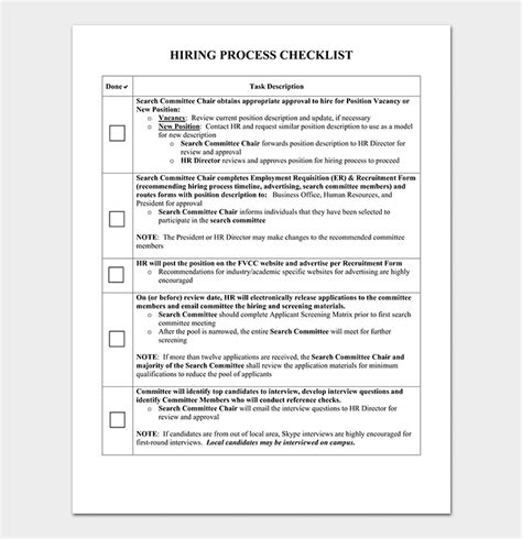 Image result for Business Process Checklist Template
