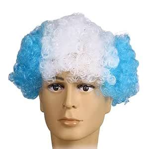 Qbic Football Fans Wig Props Crazy Soccer Cheer Headwear Hat Costume ...