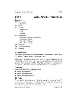 Unit 10-Vocabulary Usage - Unit 10 Vocabulary Usage Structure: 10 ...