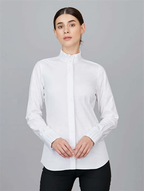 Formal Frilled Collar Shirt – Camessi Collections