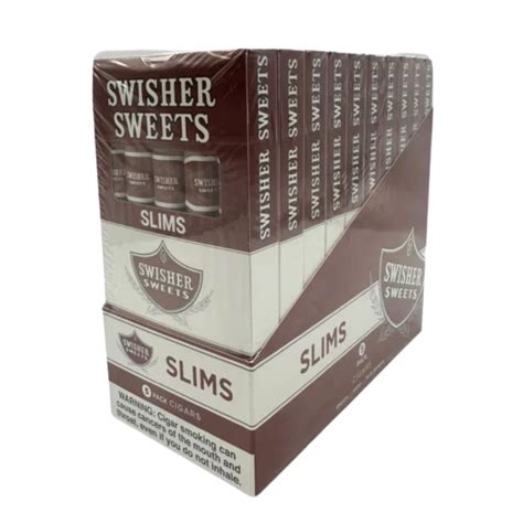 Swisher Sweets Slims Cigars – 10 Packs of 5