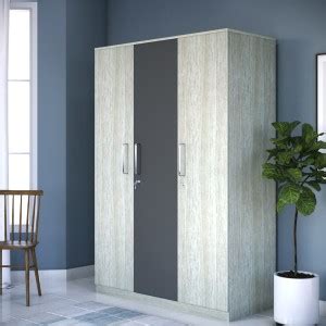 Klaxon products 3 Door With Locker Space Engineered Wood 3 Door ...