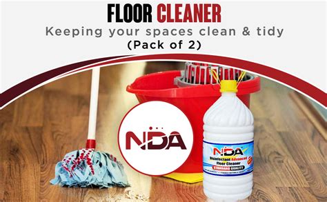 NDA Disinfectant Advanced Floor Cleaner Standard Quality 5 Litre Liquid ...