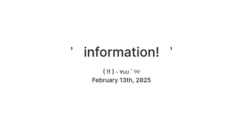 ՚ information! ՚ — Teletype