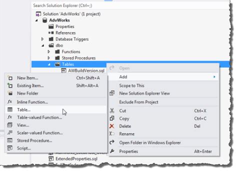 Image result for SQL Table Design Visual Studio