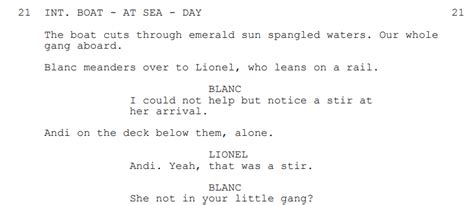 Image result for Screenplay Examples