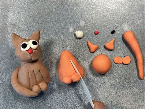 Image result for Cartoon Cat Clay Tutorial