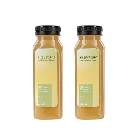 Cold Pressed Sugar Cane Juice (Pack of 2)