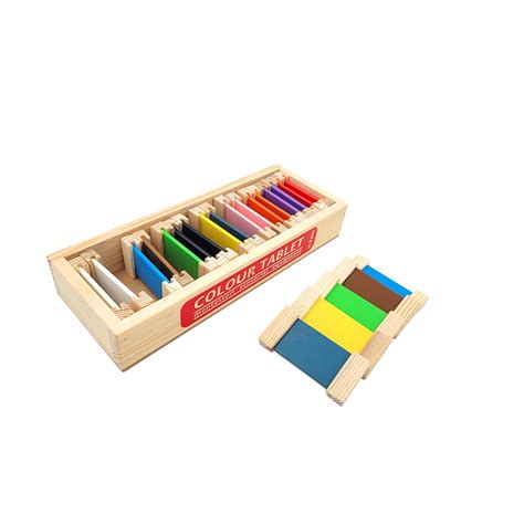 Little Genius Montessori Color Tablets - 11 Pairs | Wooden Color ...