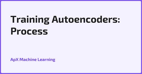 Autoencoder Training 的图像结果