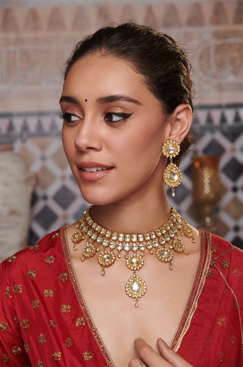 Anvi Kundan Necklace Set – Paisley Pop Shop