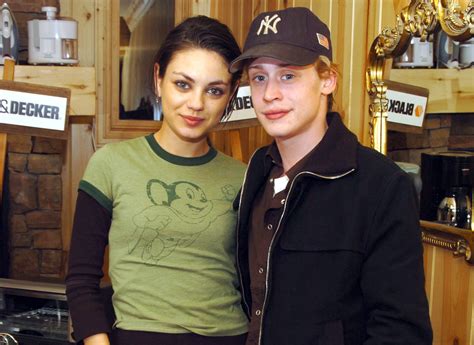 Macaulay Culkin And Mila Kunis 2022