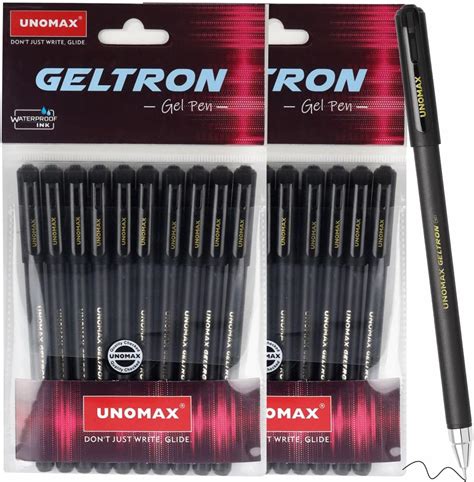 UNOMAX Geltron Pop Gel Pen Pack Of 50 | Elevate Your Writing Experience ...