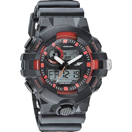 SF Hustler Analog-Digital Grey Round Dial Men's Sport Watch-77116PP05W ...