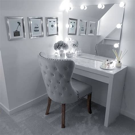 Dressing Table Chair Grey at Georgia Challis blog