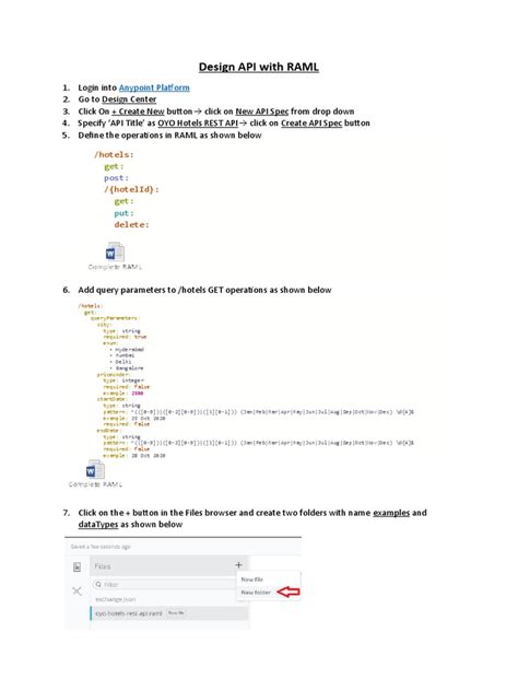 API Specification Raml 的图像结果