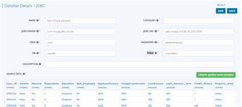 MySQL Database Dataset Table 的图像结果