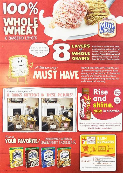 Kellogg's Frosted Mini Wheats Bite Size Strawberry Delight 15.5oz - Buy ...