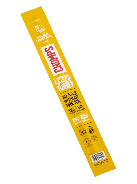 Original Turkey Jerky | Antibiotic Free Turkey Jerky | Chomps