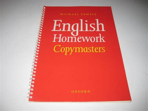 English Homework Copymasters : Temple, Michael: Amazon.in: Books