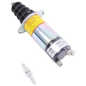 FridayParts Fuel Solenoid 23041 023041 Compatible for Westerbeke ...