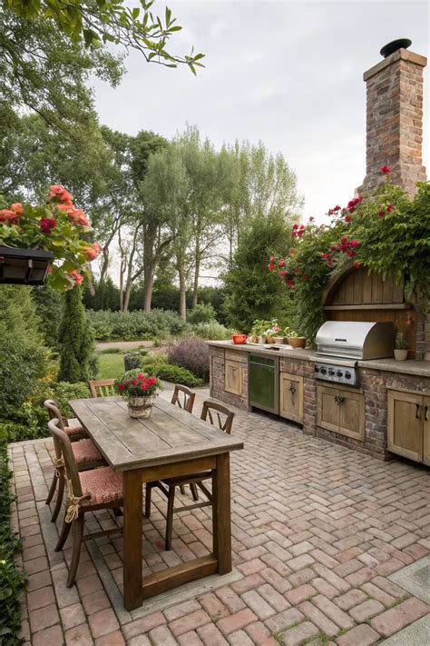 Outdoor Kitchen Ideas Brick