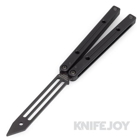 Squid Industries Knives Inked Black Squidtrainer V4 Balisong Butterfly ...