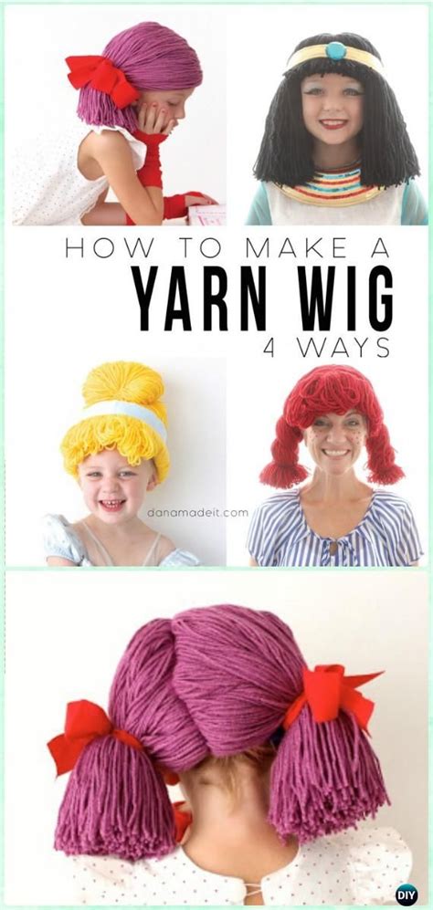 Homemade Yarn Wig 的图像结果