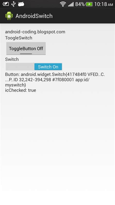 Image result for Electronic Switch Android Java