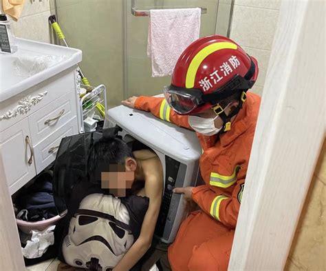 大半夜，杭州12岁男孩被卡在洗衣机里，原因竟是……_腾讯新闻