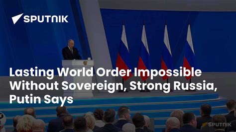 Putin Addresses Russia's Federal Assembly