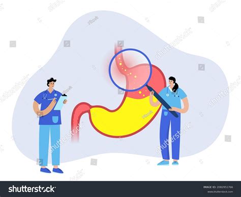 Gastroesophageal Reflux Disease Doctor Clinic Digestive Stock Vector (Royalty Free) 2082951766 ...