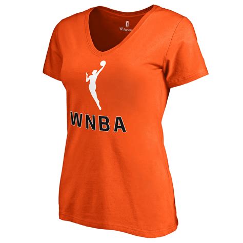 Women's WNBA Fanatics Branded Orange Overtime V-Neck T-Shirt