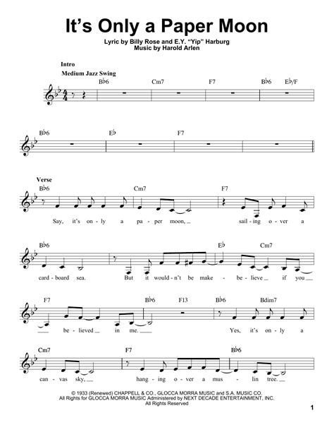 Ella Fitzgerald Paper Moon With Lyrics 19351945