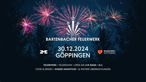 Bartenbacher Feuerwerk 2024, Turn und Festhalle Bartenbach, Goppingen ...