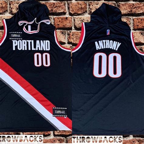 Custom Portland 00 “Melo WITH THE Hoodie”” | Thrillythrowbacks