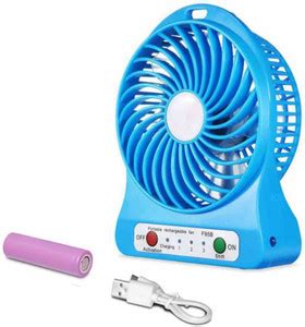 NICK JONES Mini Portable Usb Rechargeable Fan Portable Fan with 1 Year ...