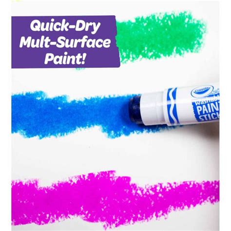 Crayola Washable Paint Sticks, Kids Paint Set, 6 Count — Toycra