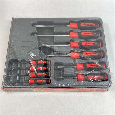 Snap On 10 Pc Screwdriver, Awl, Hook & Pick Set, SGDX60204CR - Shop ...