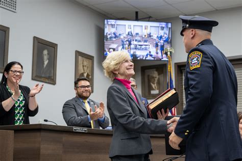Officer Promotions and New Chief of Police - Kearny Police Department